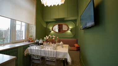 Большие перемены. Кухня-гостиная в усадебном стиле